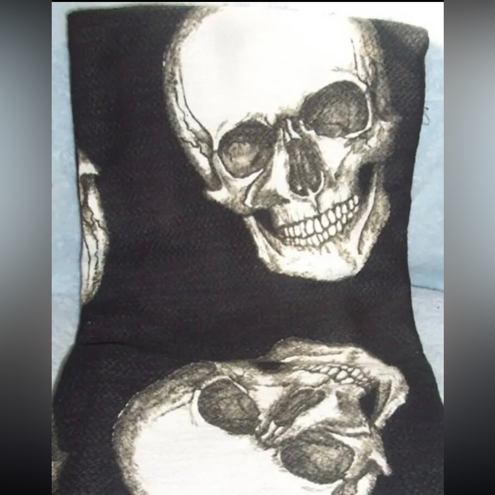 Cotton Skull Throw - Picture 5 of 6